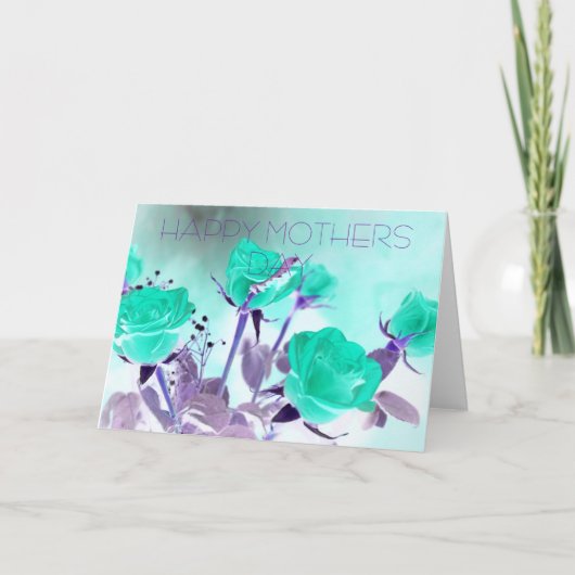 幸せな母の日 カード (正面)