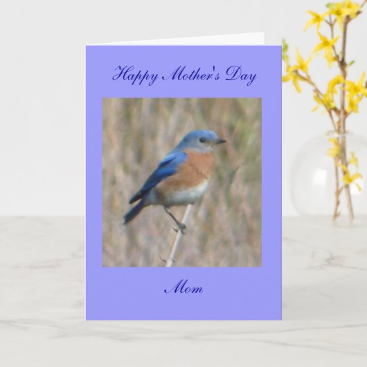 幸せな母の日 カード (黄色い花)