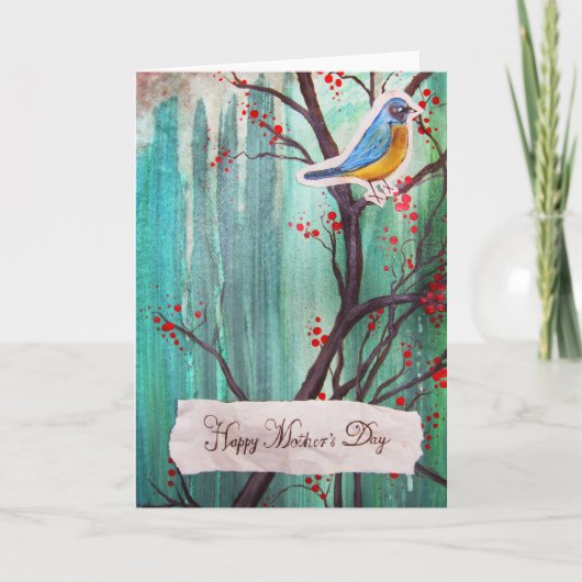 幸せな母の日 カード (正面)