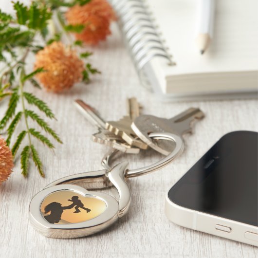 幸せな母の日 キーホルダー (側面)