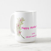 幸せな母の日 コーヒーマグカップ (正面左)