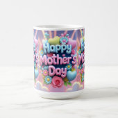 幸せな母の日 コーヒーマグカップ (中央)