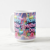 幸せな母の日 コーヒーマグカップ (正面左)