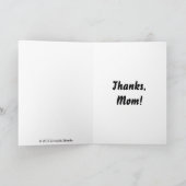 幸せな母の日! シーズンカード (内部)