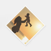 幸せな母の日 スタンダードランチョンナプキン (角)