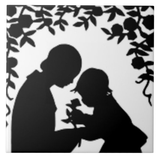幸せな母の日 タイル (正面)