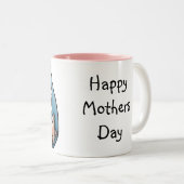 幸せな母の日 ツートーンマグカップ (正面右)