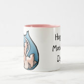幸せな母の日 ツートーンマグカップ (中央)