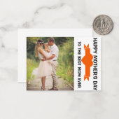 幸せな母の日 ノートカード (正面/裏面インサイチュ)