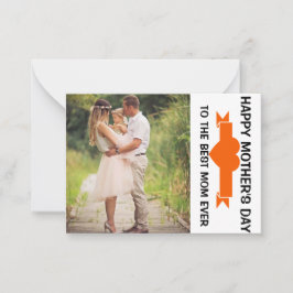 幸せな母の日 ノートカード