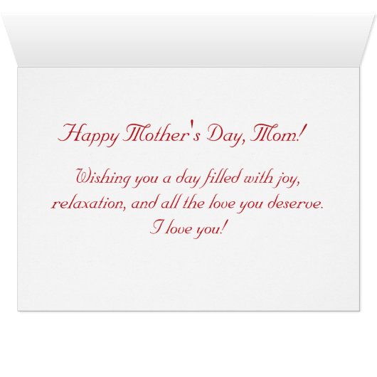 幸せな母の日、フクロウ (内部横(下))