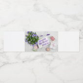 幸せな母の日 ペットボトルラベル (シングルラベル)