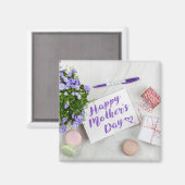 幸せな母の日 マグネット (正面/裏面)