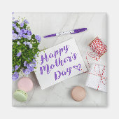 幸せな母の日 マグネット (正面)