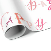 幸せな母の日 ラッピングペーパー (ロールコーナー)