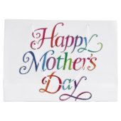 幸せな母の日 ラージペーパーバッグ (裏面)