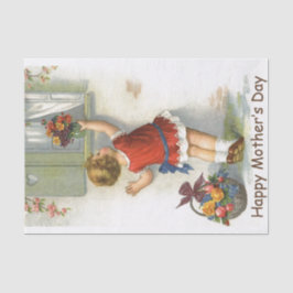 幸せな母の日-ヴィンテージ 薄葉紙