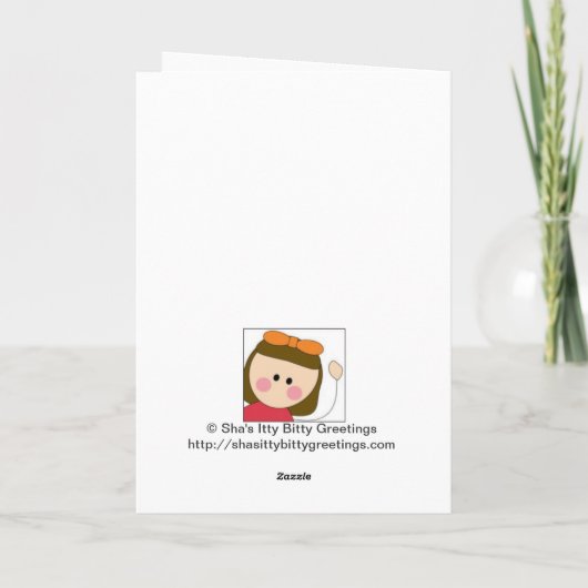 幸せな母の日(娘) カード (裏面)