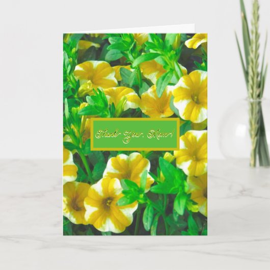 幸せな母の日/母への大人の娘 カード (正面)