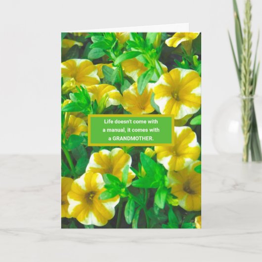 幸せな母の日/母への大人の娘 カード (正面)