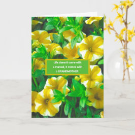 幸せな母の日/母への大人の娘 カード