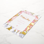 幸せな母の日 – 私はあなたを愛している母 箔シーズンカード (回転した状態)