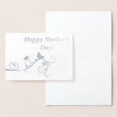 幸せな母の日! 箔カード (ディスプレー)