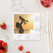 幸せな母の日 縁ありカクテルナプキン (インサイチュ)