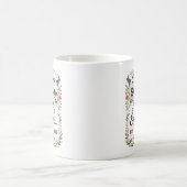 幸せな母の日 花束と息子義理のギフト コーヒーマグカップ (中央)