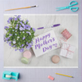 幸せな母の日 薄葉紙 (クラフト)