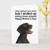 幸せな母の日(GSP) -挨拶状 カード (黄色い花)