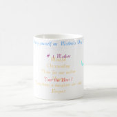 幸せな母の日、MindfulOutstandingThereのための… コーヒーマグカップ (中央)