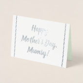 "幸せな母の日、Mumsy!" カード (正面)