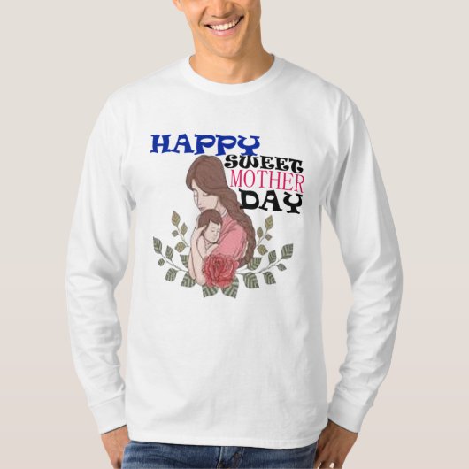 幸せな母の日 Tシャツ (正面)