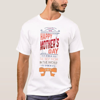 幸せな母の日 Tシャツ