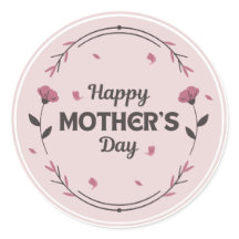 幸せな母親の日ライトピンク