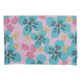 幸せな母誕生日フローラピンク 枕カバー