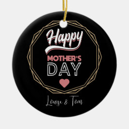 幸せな母 セラミックオーナメント