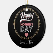 幸せな母 セラミックオーナメント (左)