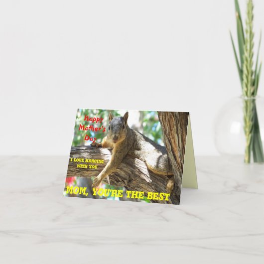 幸せな母Day_ カード (正面)