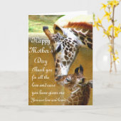 幸せな母Day_ カード (黄色い花)