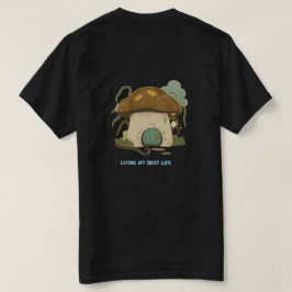 幸せな毎日を送るキノコのカントリーライフTシャツ Tシャツ