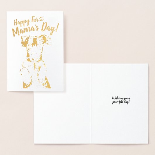 「幸せな毛皮のママDay!」の 腹摩擦Dexのホイルカード 箔カード (ディスプレー)