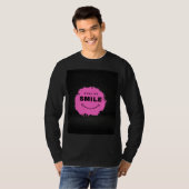 幸せな気分になれるTシャツ – 「Make Me Smile」Tシャツ Tシャツ (正面フル)
