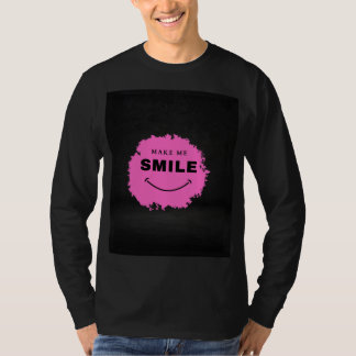 幸せな気分になれるTシャツ – 「Make Me Smile」Tシャツ Tシャツ
