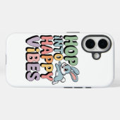 幸せな気分にホップ イースター バニー スマホケース かわいい Case-Mate iPhoneケース (裏面 (横))