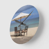 幸せな気持ちで ラウンド壁時計 (傾斜)