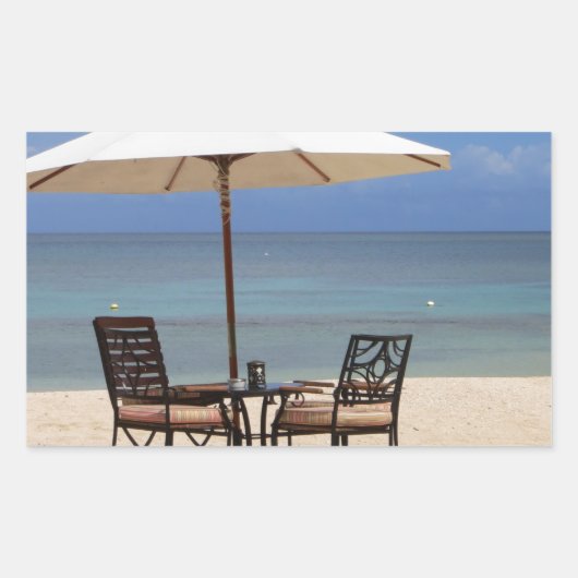 幸せな気持ちで 長方形シール (正面)