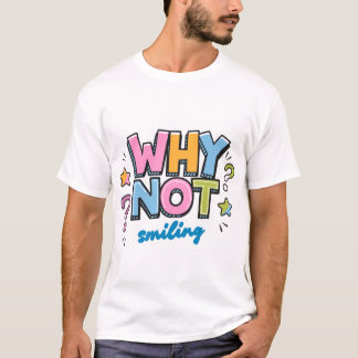 幸せな気持ちになるポジティブなデザイン Tシャツ