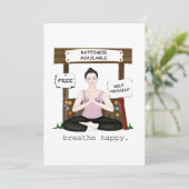 幸せな気持ちになる サンキューカード (スタンド正面)